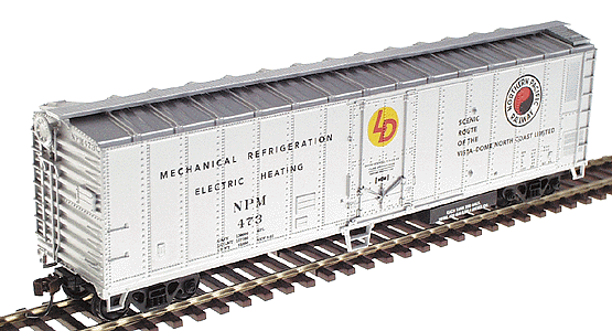 50' Mechanical Reefer - Assembled -- Northern Pacific
